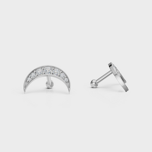 Diamond Lunar Studs