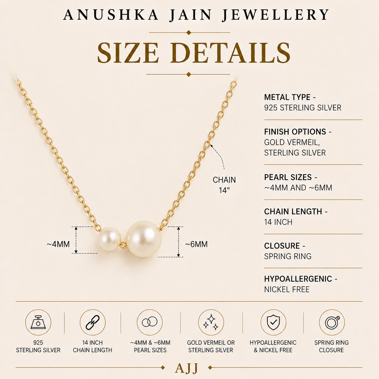 Duo Pearl Necklace