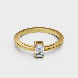 Emerald Cut Diamond Ring