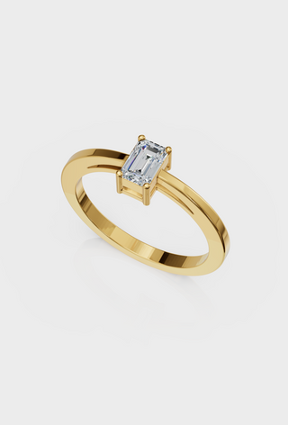 Emerald Cut Diamond Ring