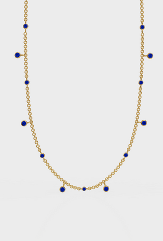 Sapphire Drop Necklace