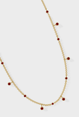 Ruby Drop Necklace