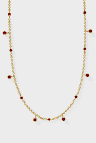 Ruby Drop Necklace