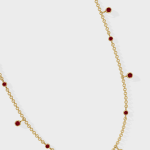 Ruby Drop Necklace