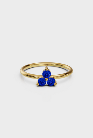 Sapphire Trio Ring