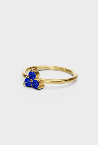 Sapphire Trio Ring