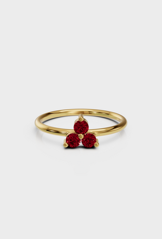 Ruby Trio Ring