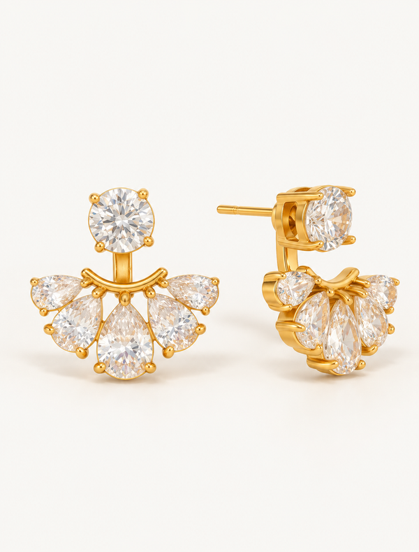 Fan Solitaire Ear Jacket