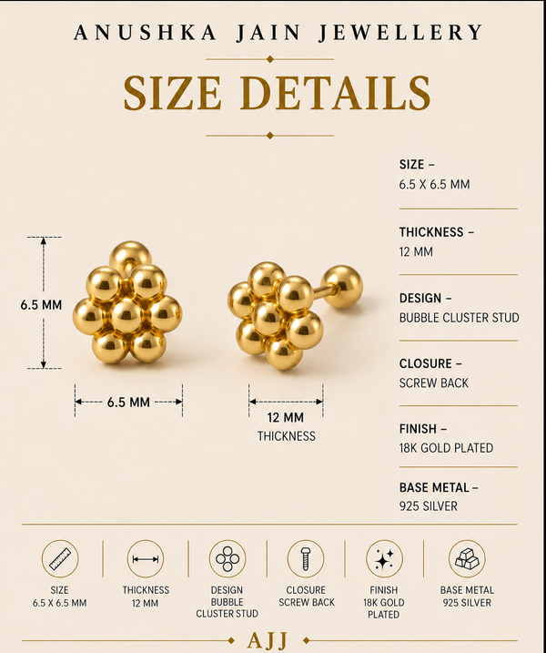 Flower Dot Studs