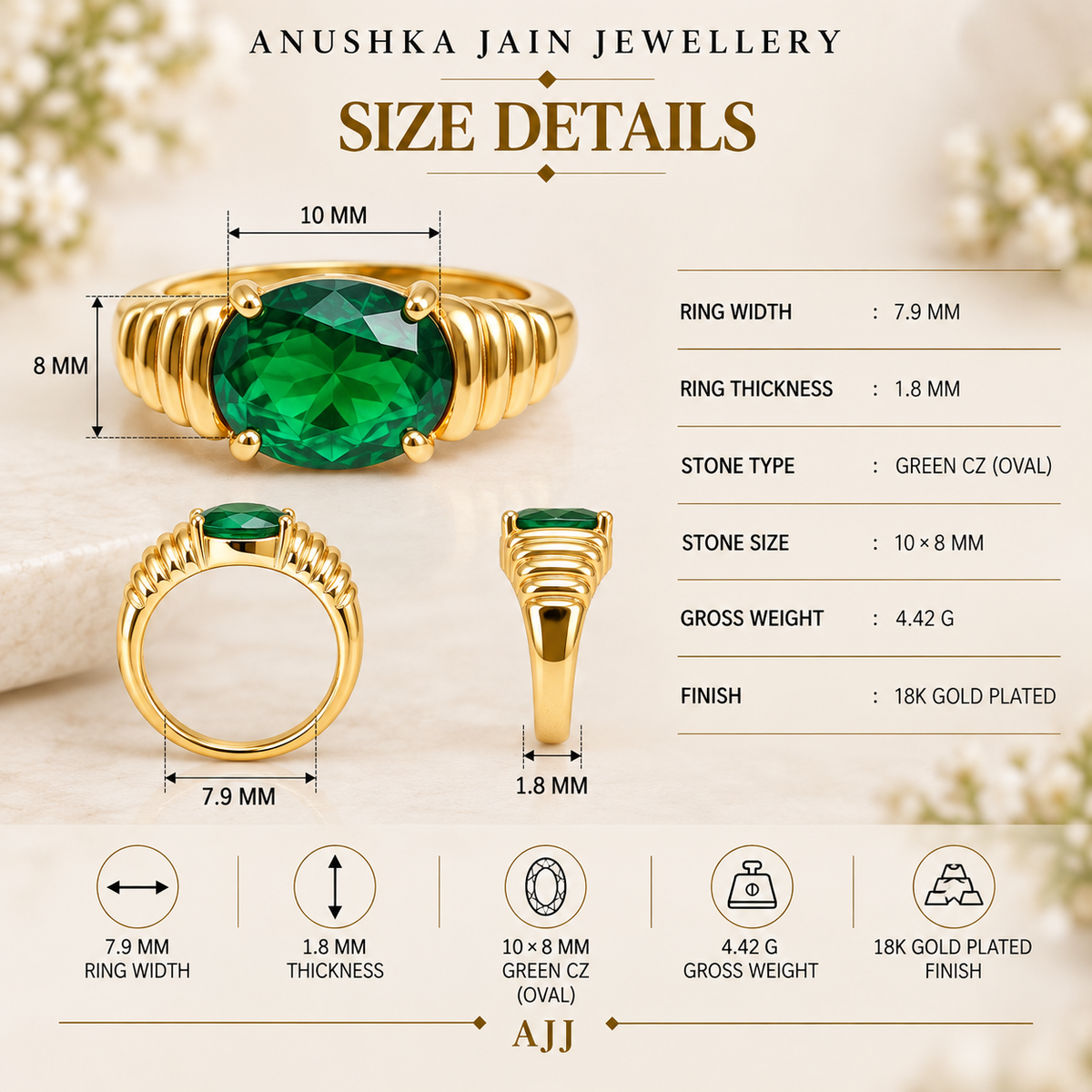 Forest Green Ring