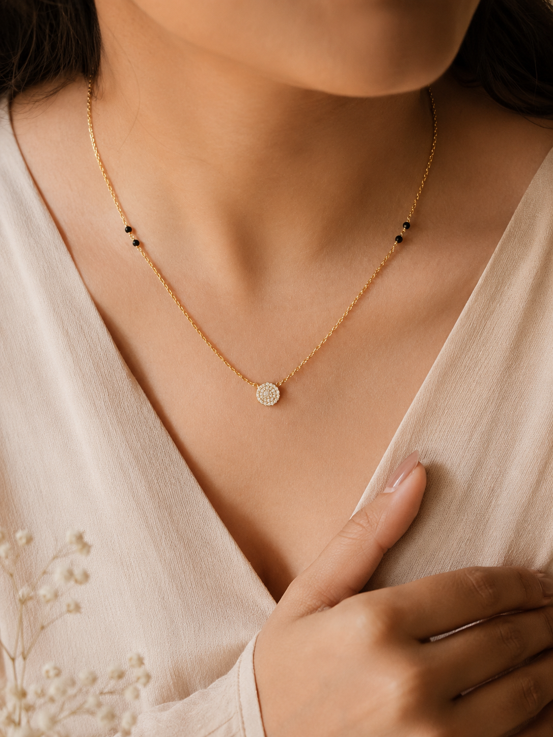 Diamond Pave Mangalsutra