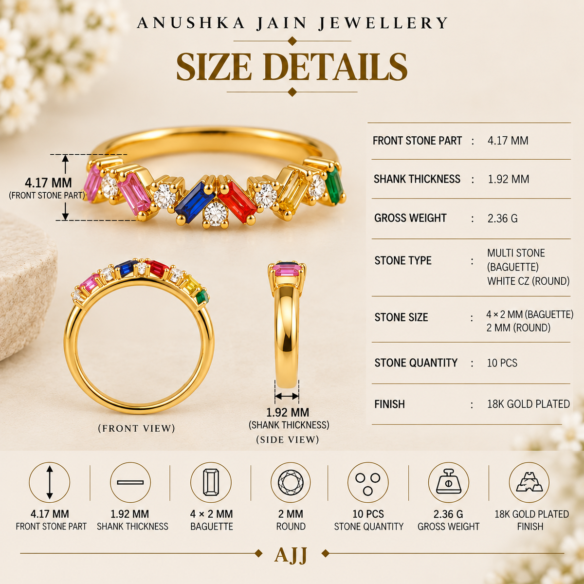 Haven Cascade Ring