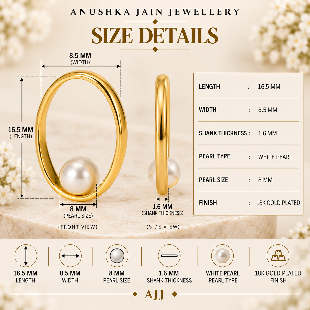 Inside Pearl Ring