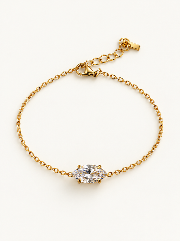 Marquise Bezel Bracelet