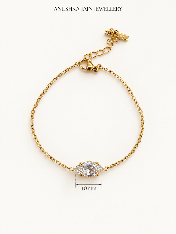 Marquise Bezel Bracelet