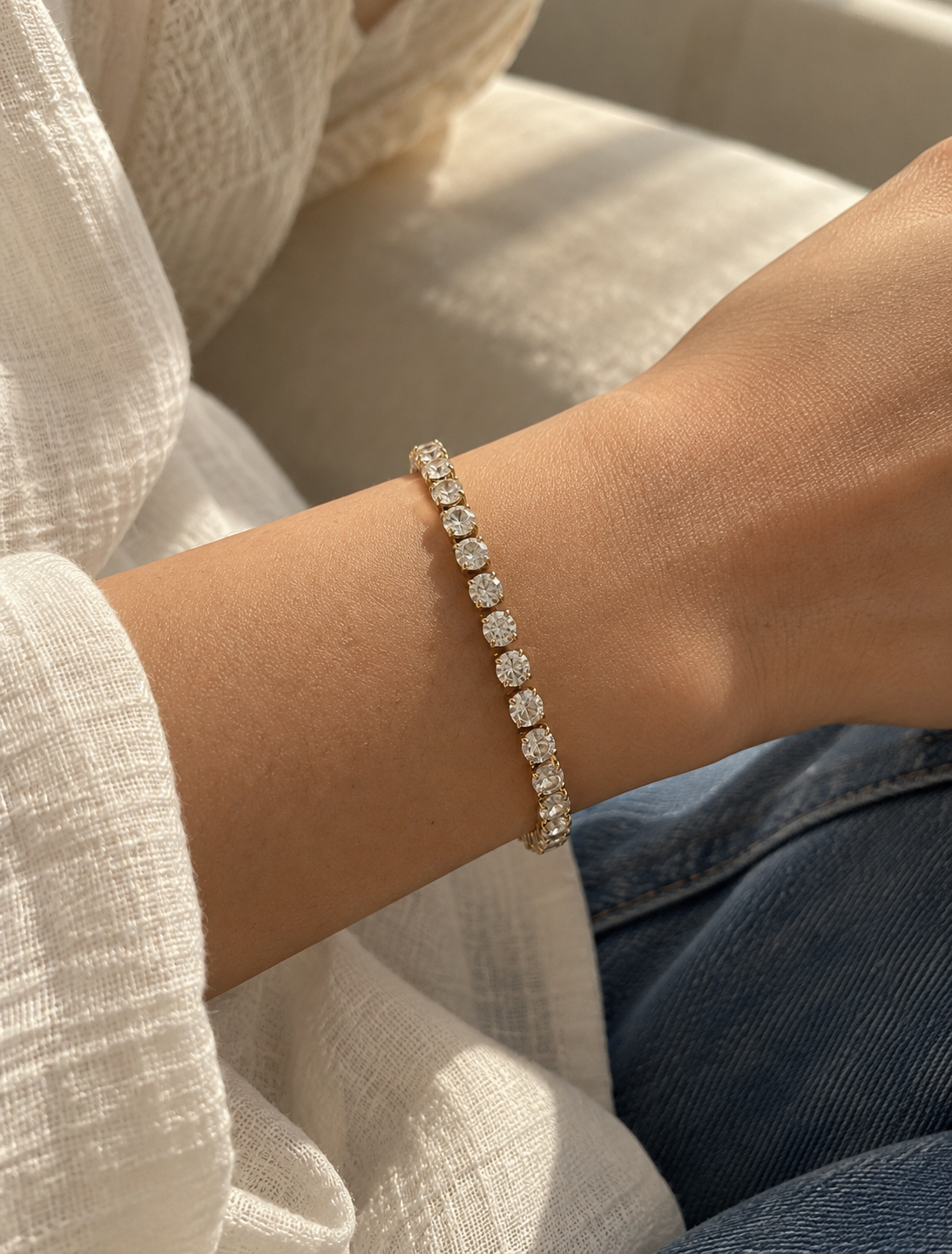 Crystal Tennis Bracelet