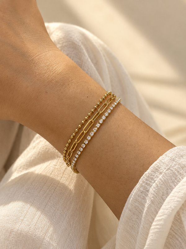 Triple Layer Bracelet