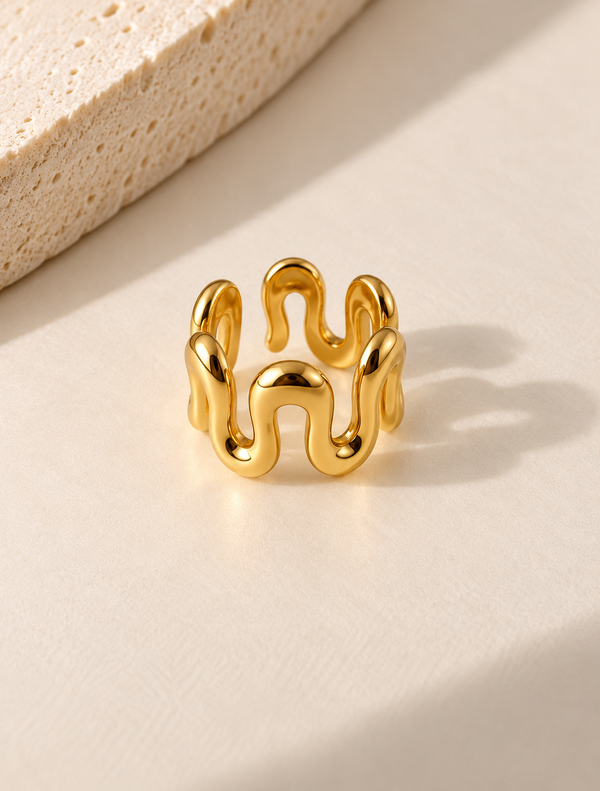Wave Ear Cuff