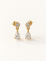 Mini Pear Drop Stud