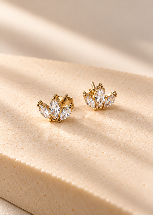 Marquise Spray Stud