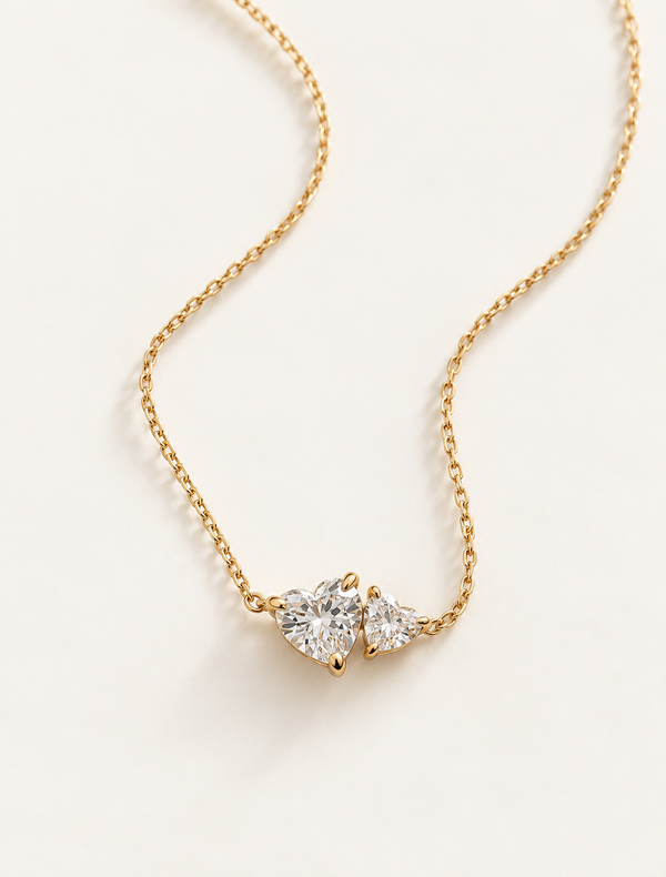 Heart Pear Necklace