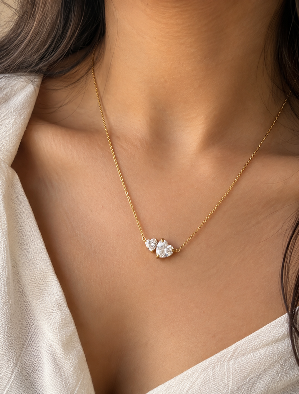Heart Pear Necklace