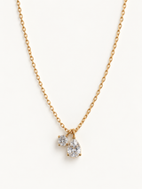 Round Pear Duo Necklace