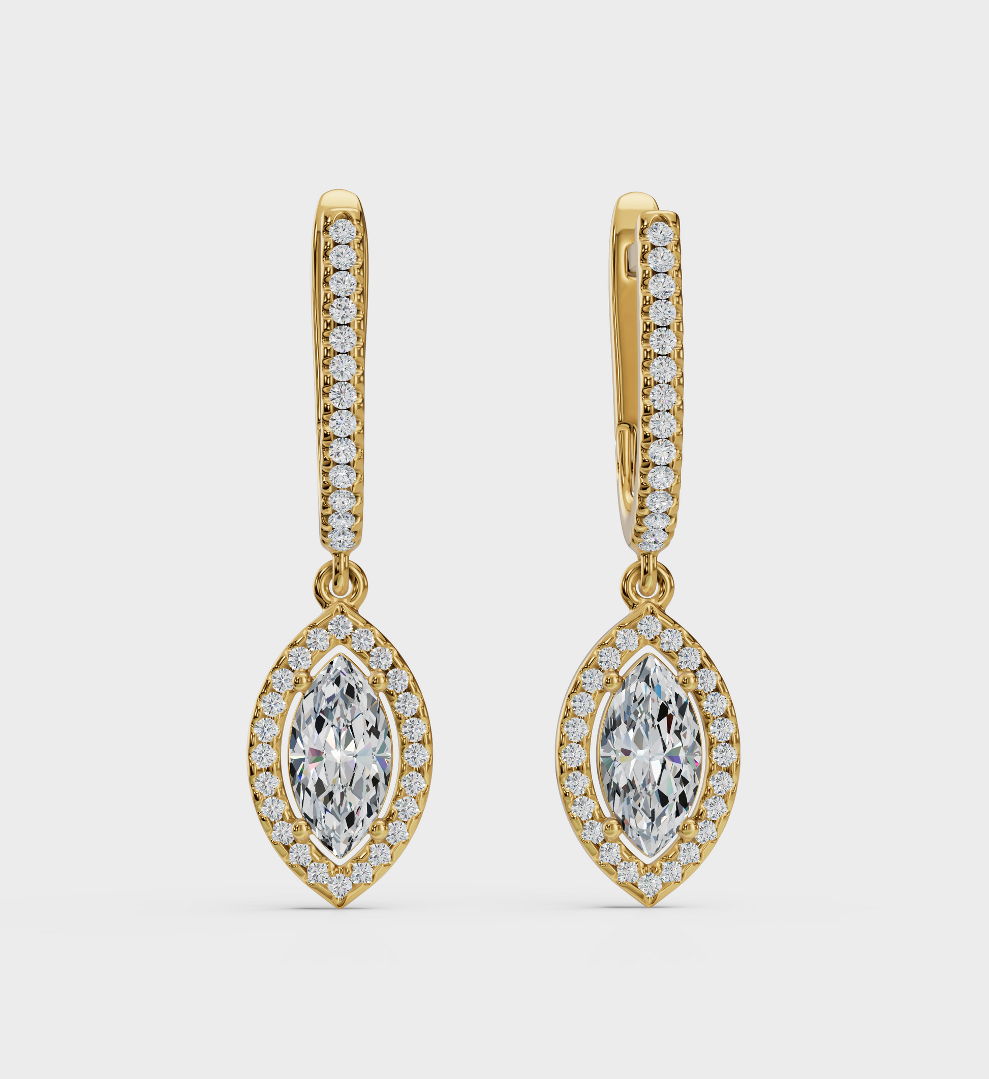 Marquise Diamond Earrings