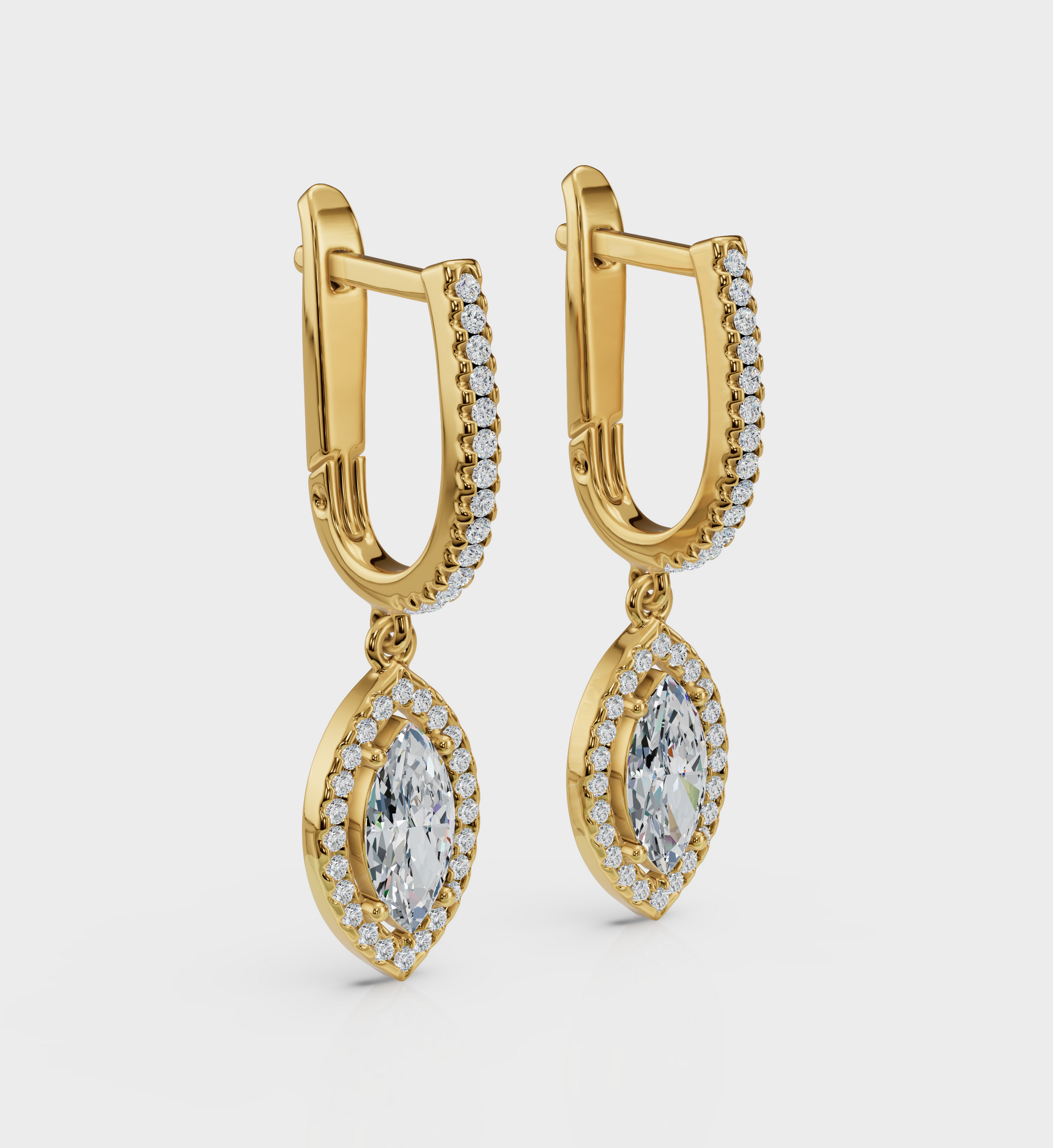 Marquise Diamond Earrings