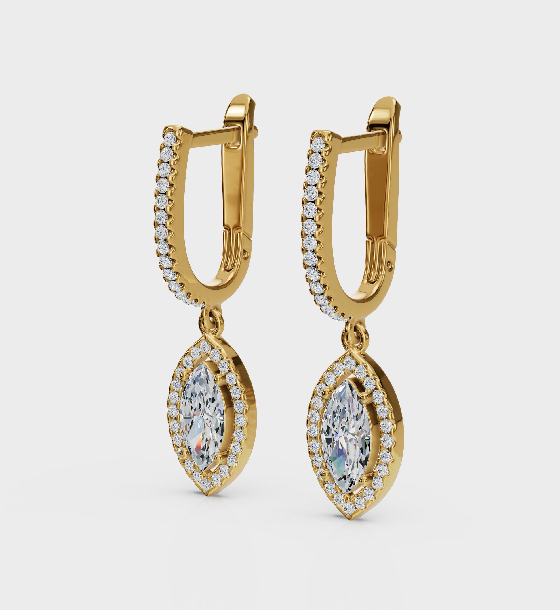 Marquise Diamond Earrings