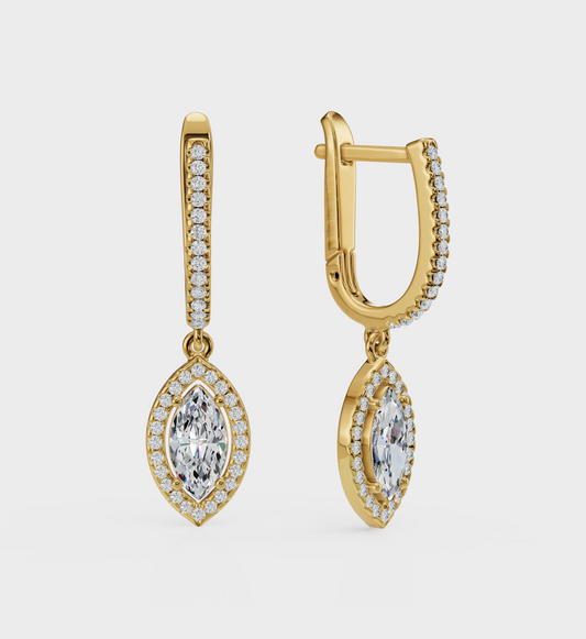 Marquise Diamond Earrings