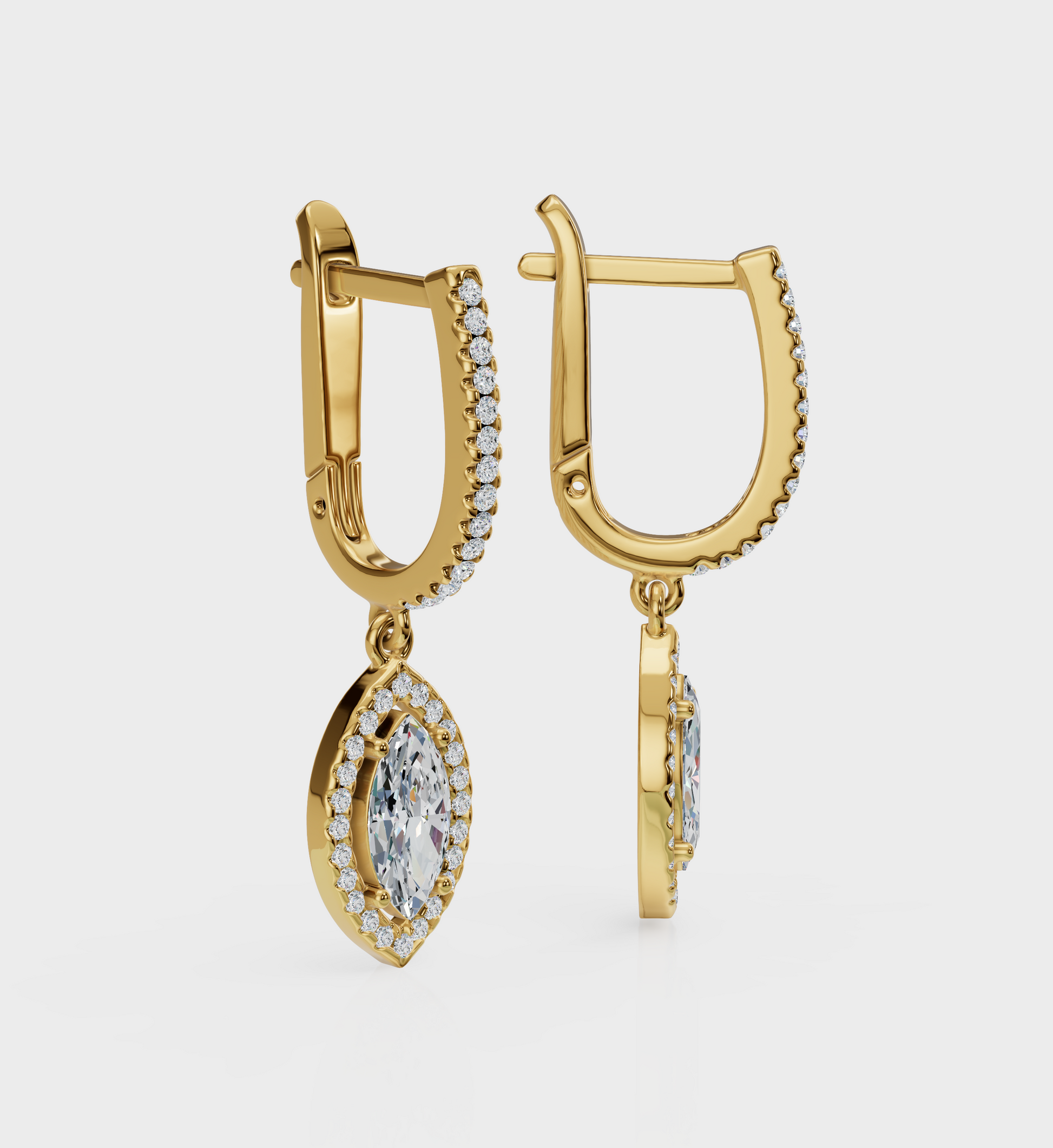 Marquise Diamond Earrings