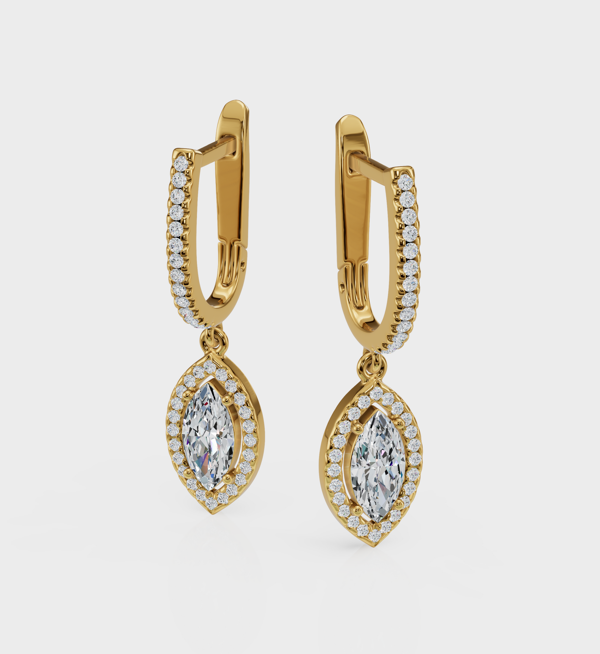 Marquise Diamond Earrings