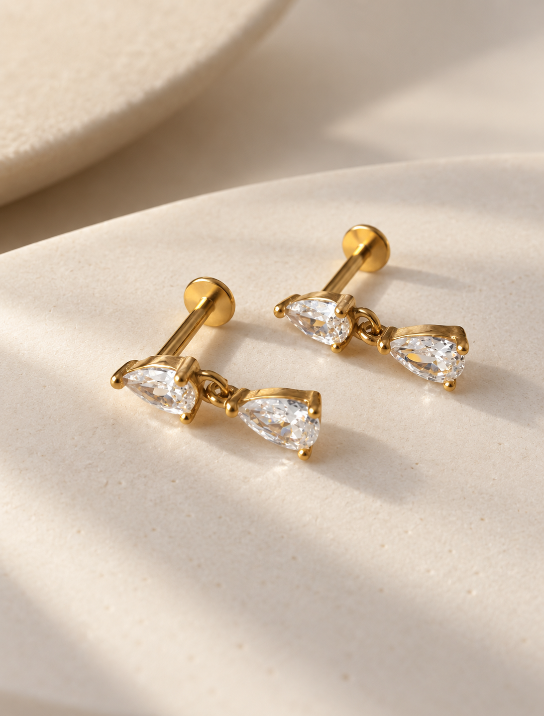 Marquise Dangle Stud