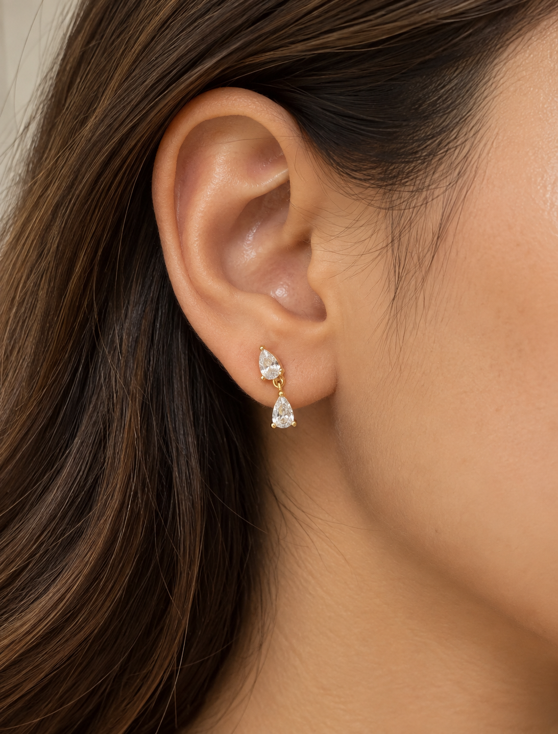 Marquise Dangle Stud