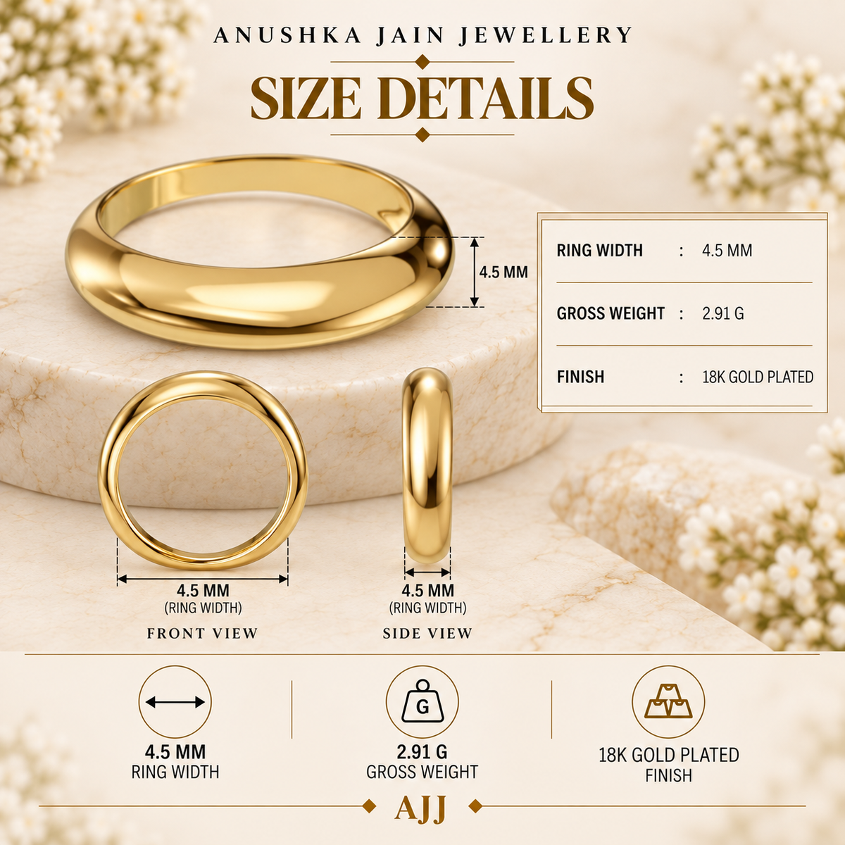 Mini Mound Ring