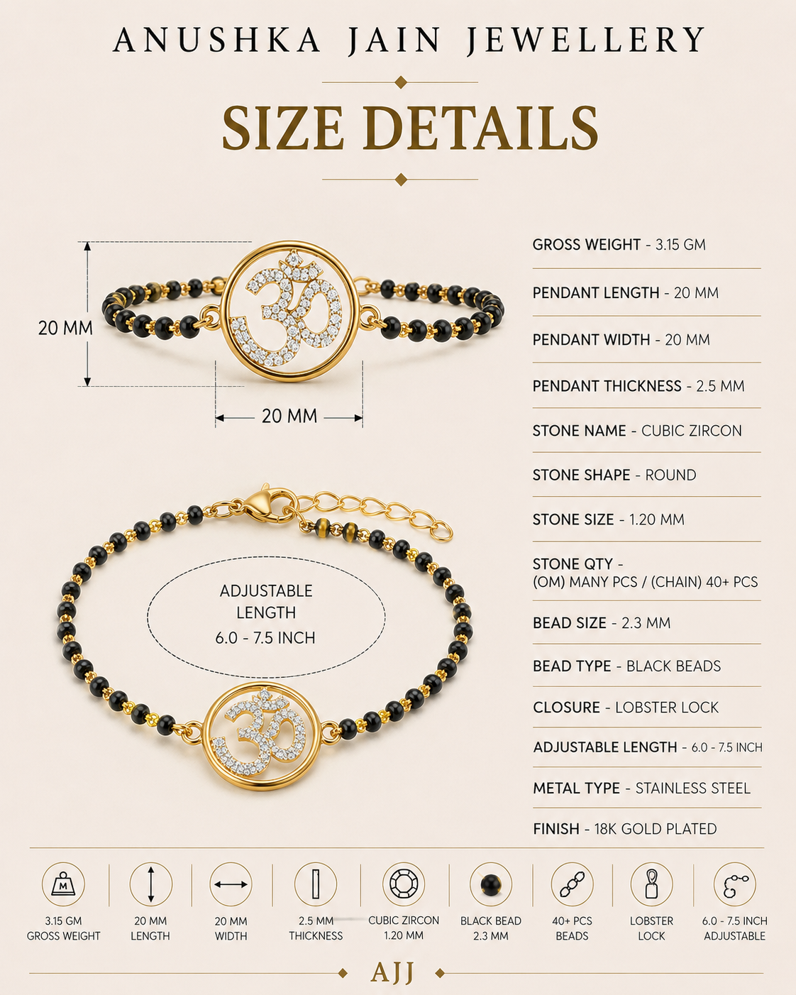 Om Hand Mangalsutra