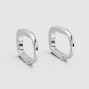 Oval Huggie Earring