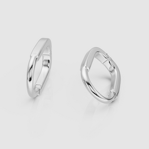 Oval Huggie Earring