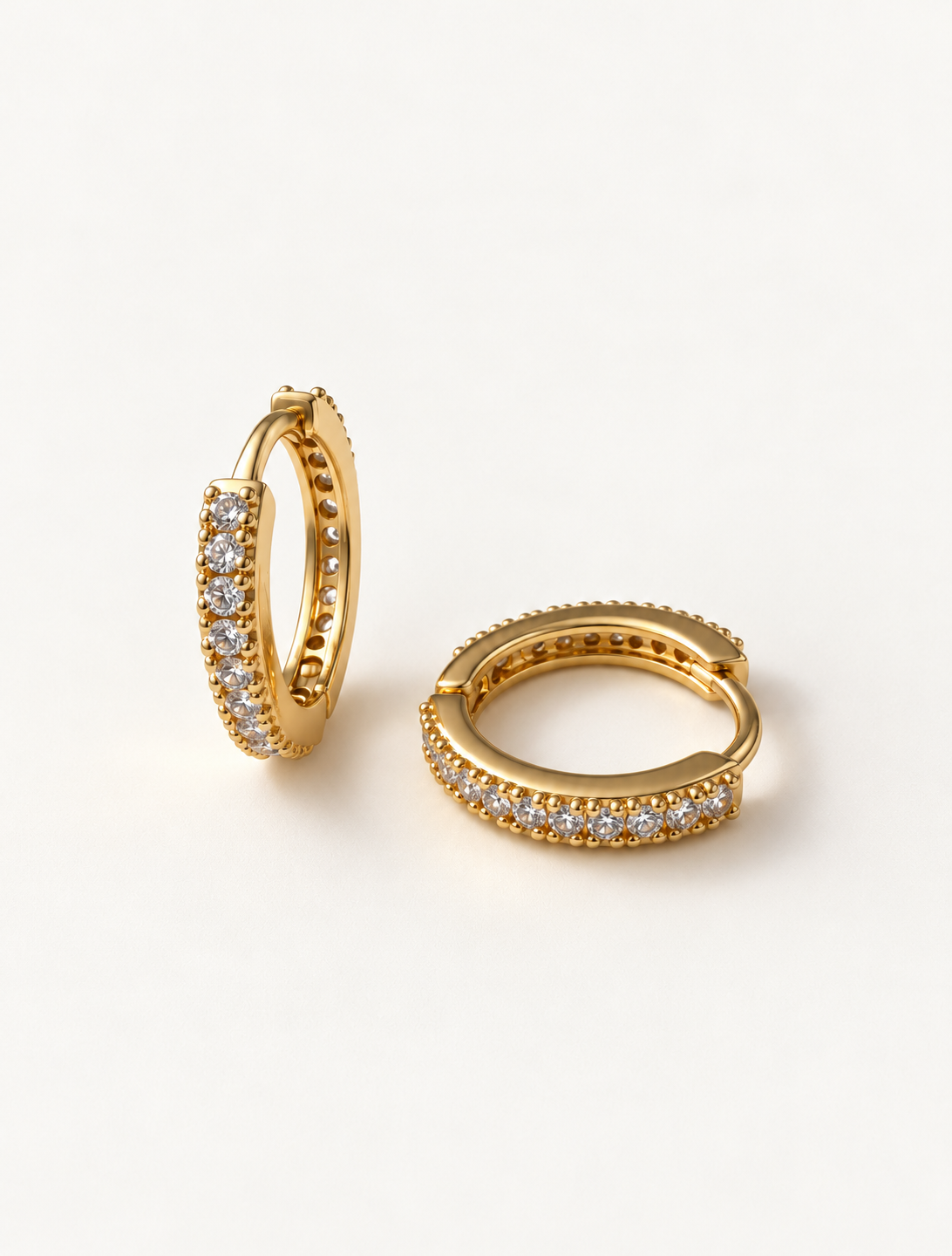 Pave Conch Hoop-10mm