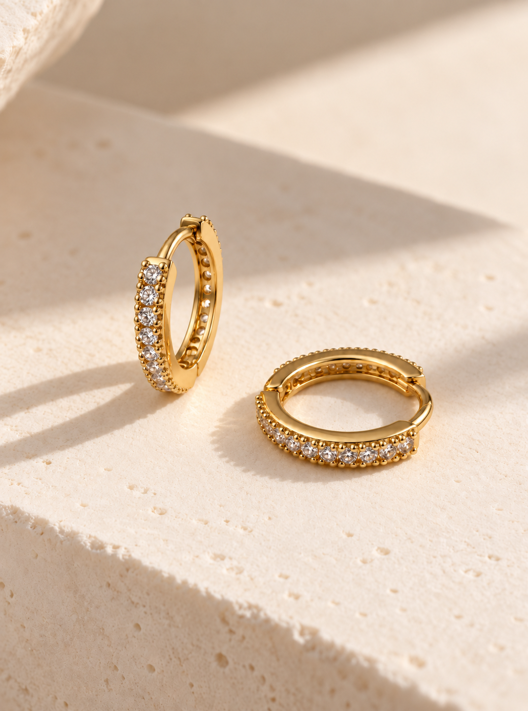 Pave Conch Hoop-10mm