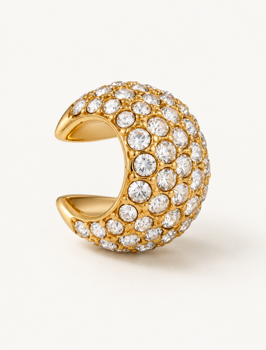 Pave Dome Ear Cuff
