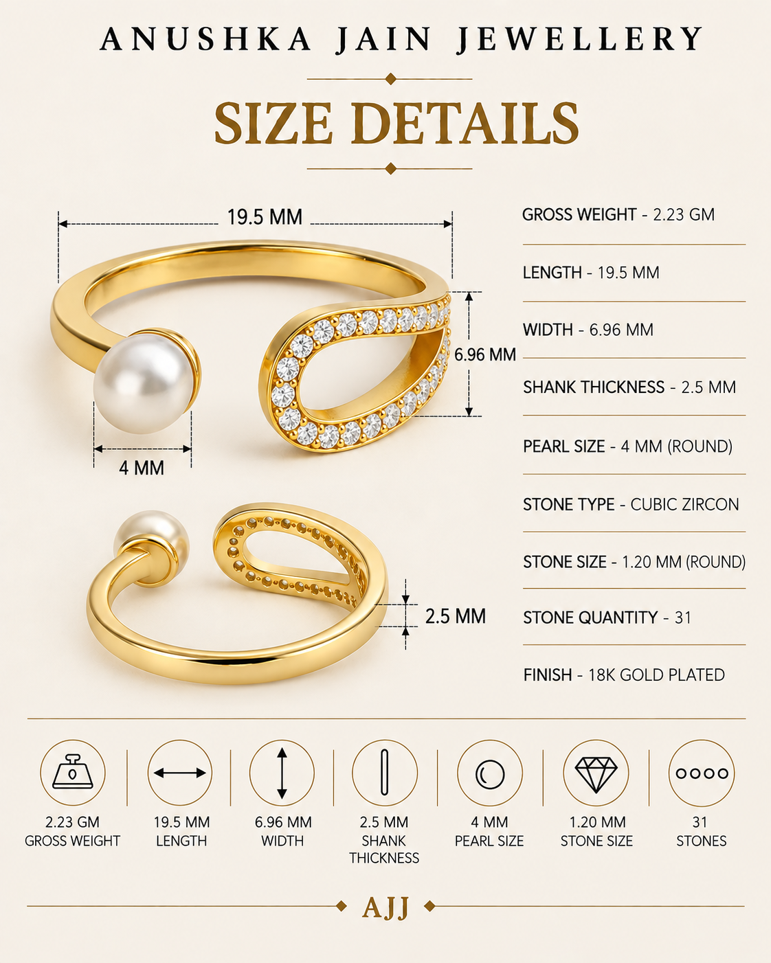 Pearl Clutch Ring