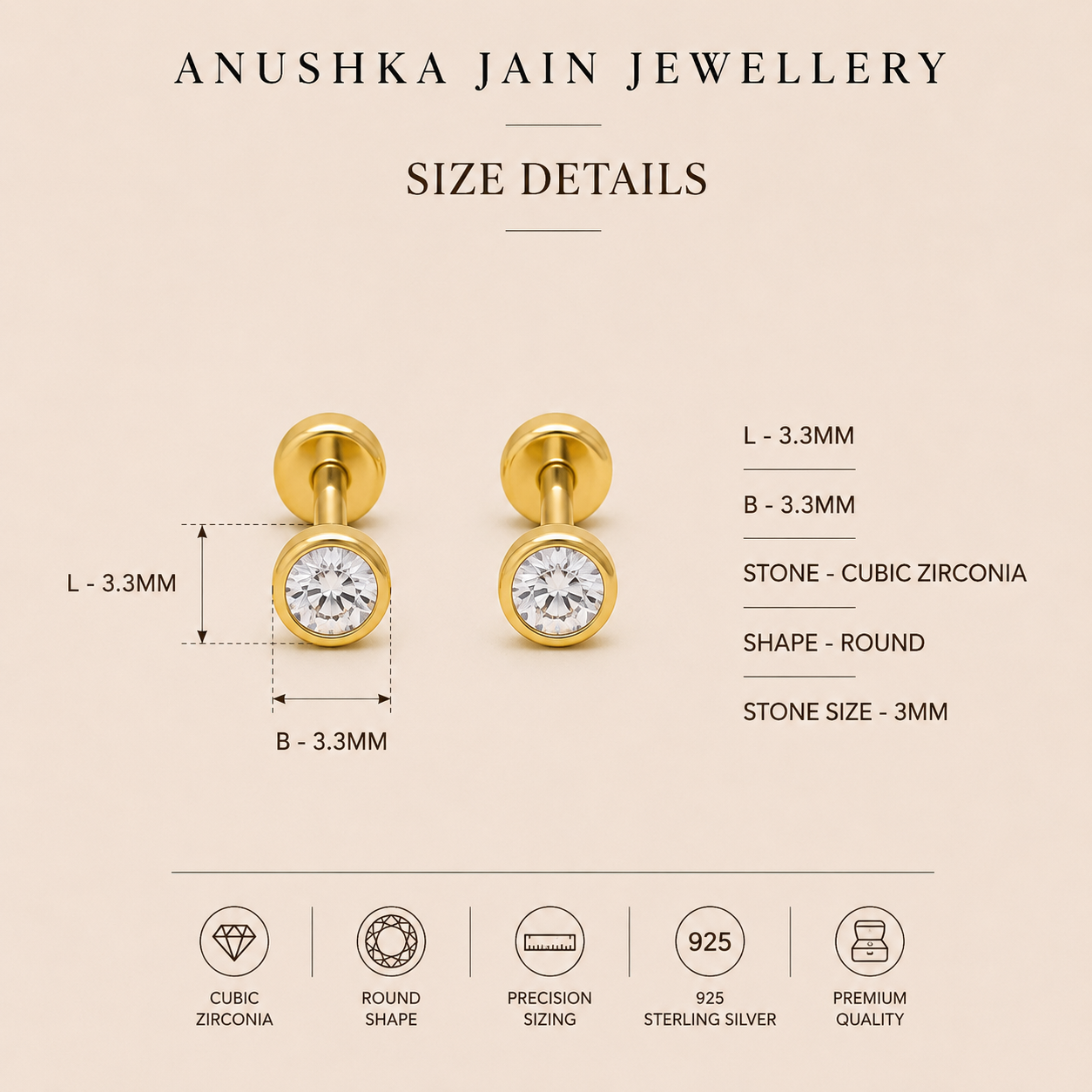 Round Diamond Studs