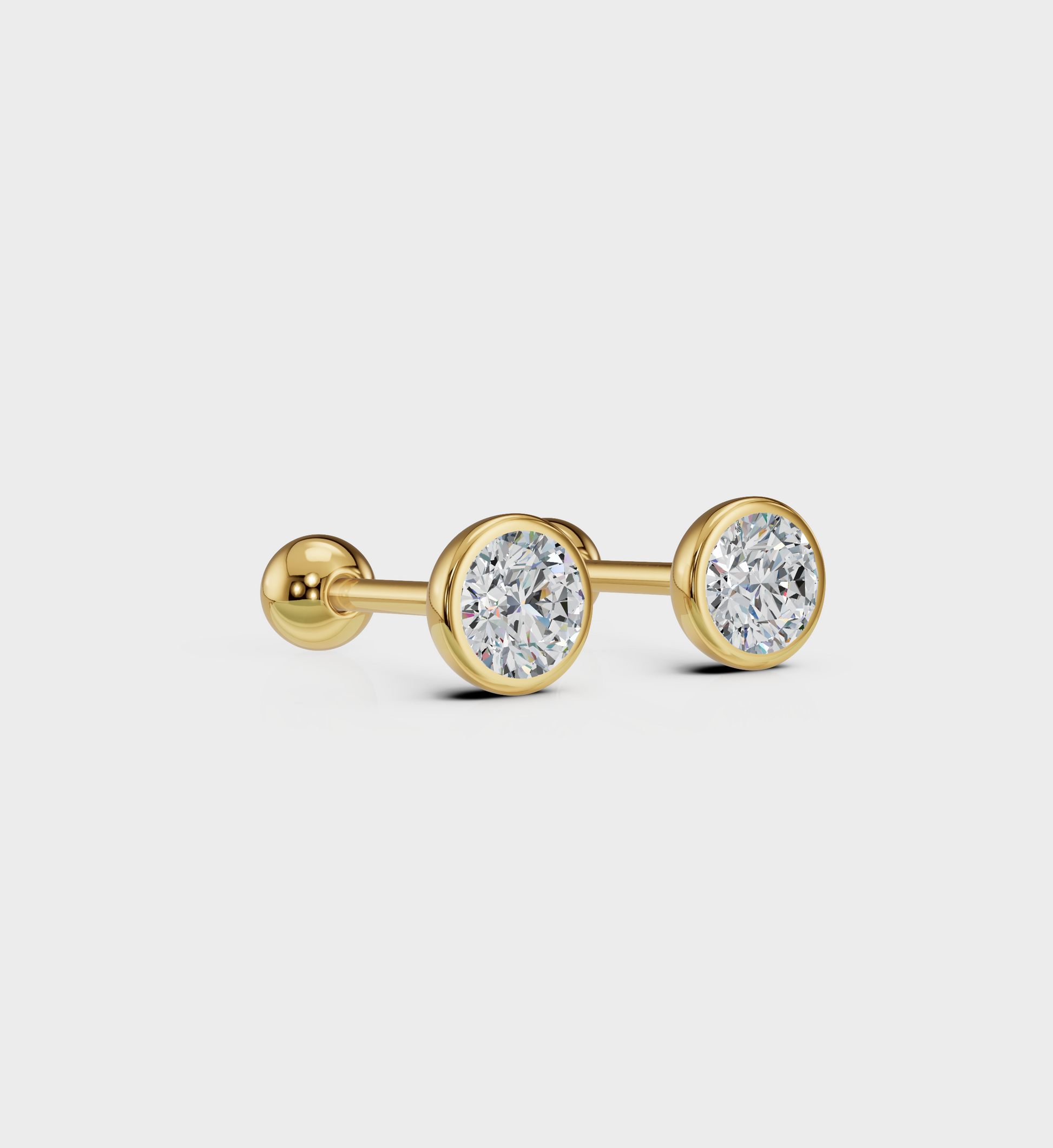 Round Diamond Studs