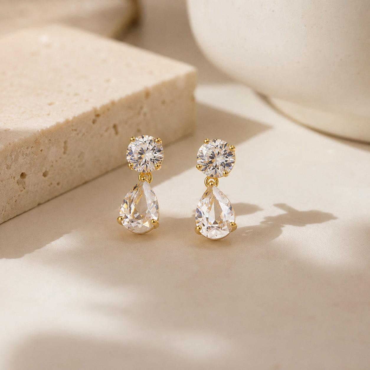 Radiant Diamond Earrings