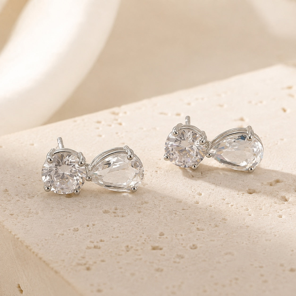 Radiant Diamond Earrings