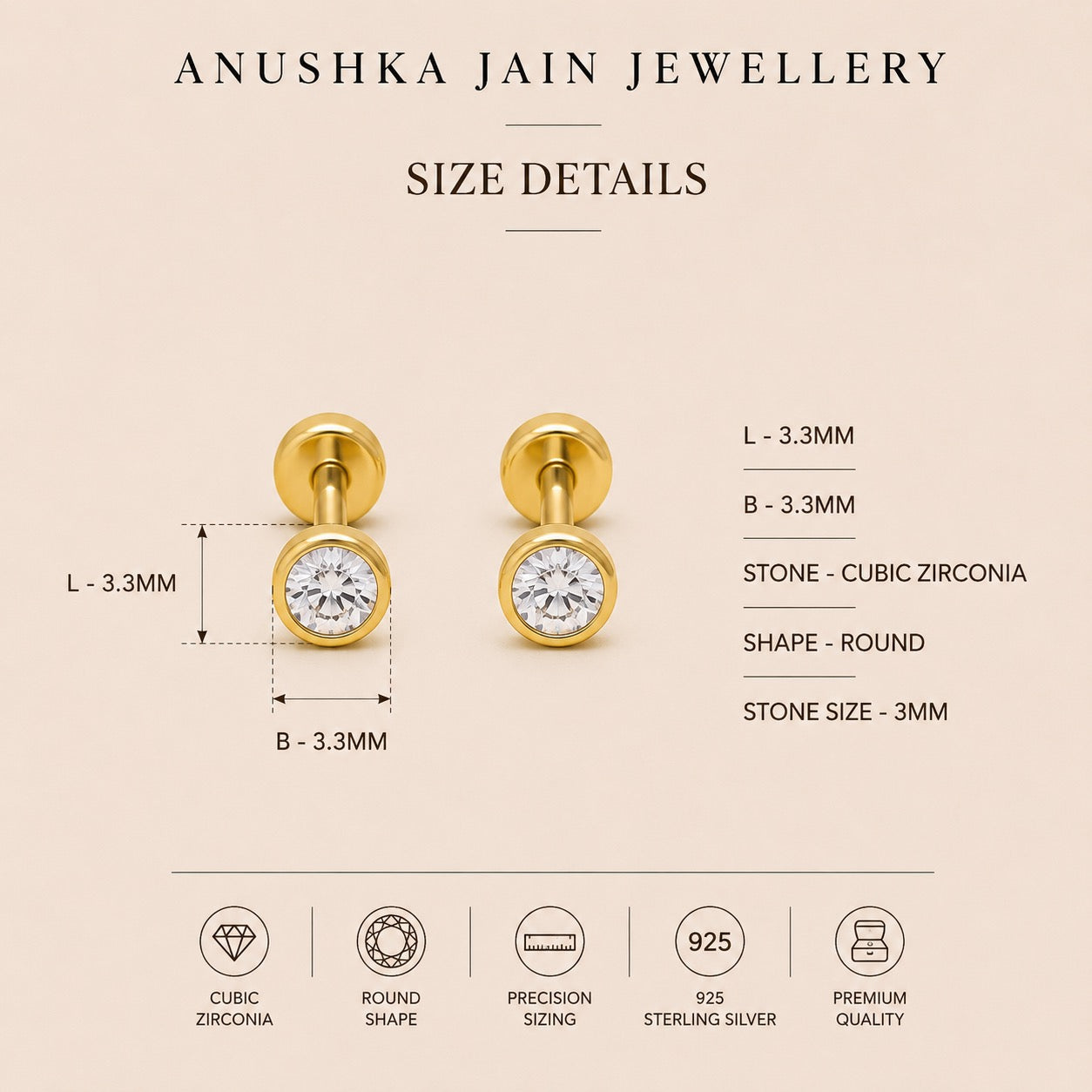 Round Diamond Studs