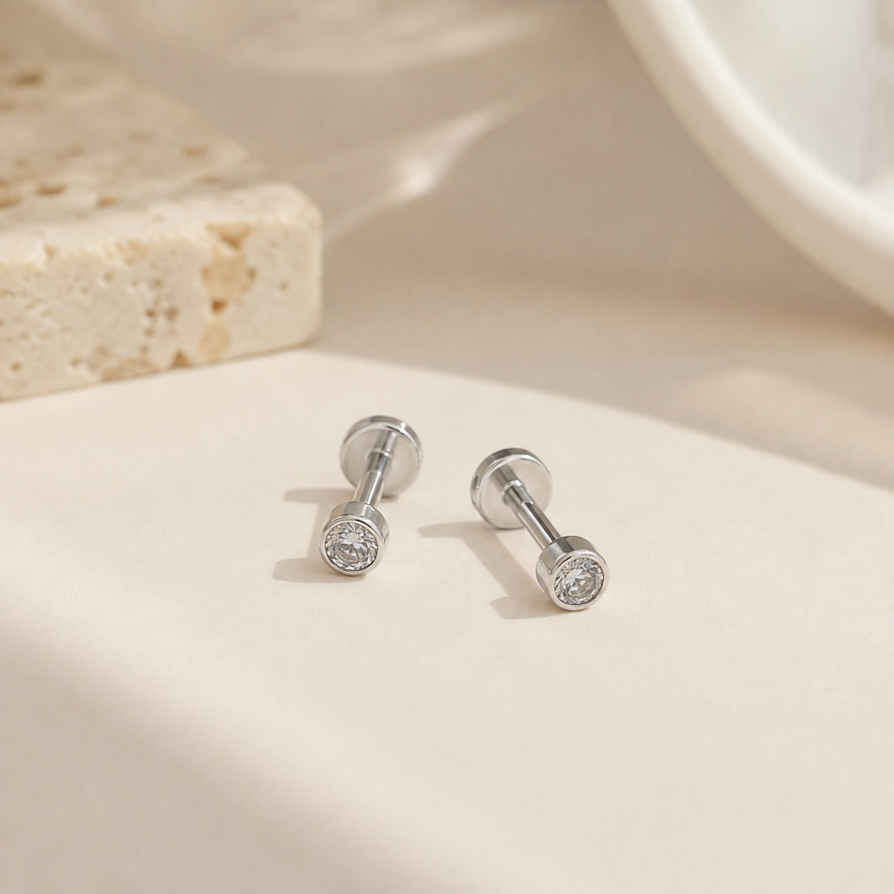 Round Diamond Studs