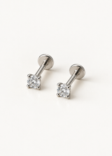 Round Solitaire Stud